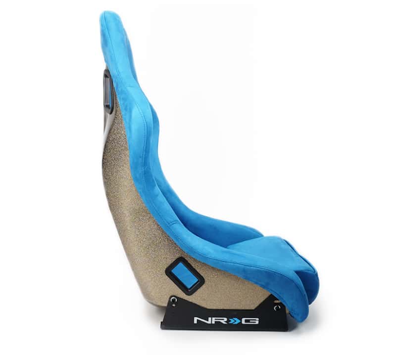 NRG — NRG FRP Bucket Seat ULTRA Edition - Medium (Blue Alcantara/Pearlized Back) - view 3
