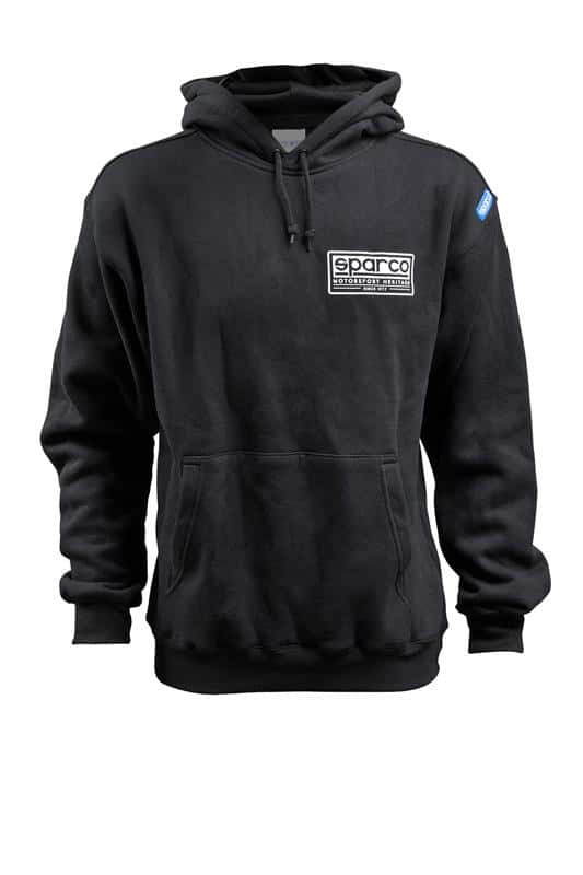 SPARCO — Sparco Sweatshirt Hooded Heritage Blk Sm - view 1