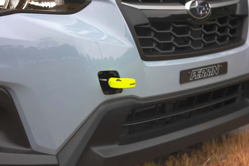 Perrin Performance — PERRIN 22-25 Subaru WRX / 18-23 Crosstrek / 20-25 OBXT Tow Hook Kit (Front) - Neon Yellow
paPSP-BDY-237NY - view 3