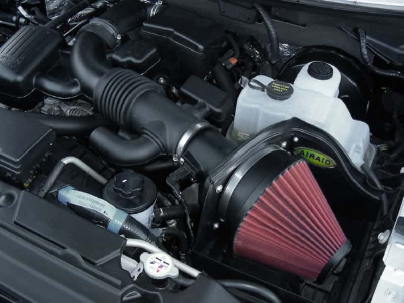 Airaid — Airaid 08-10 Ford F-250/350 5.4L V8/6.8L V10 CAD Intake System w/o Tube (Oiled / Red Media)
Performance Air Inta
Air Intake System - view 2