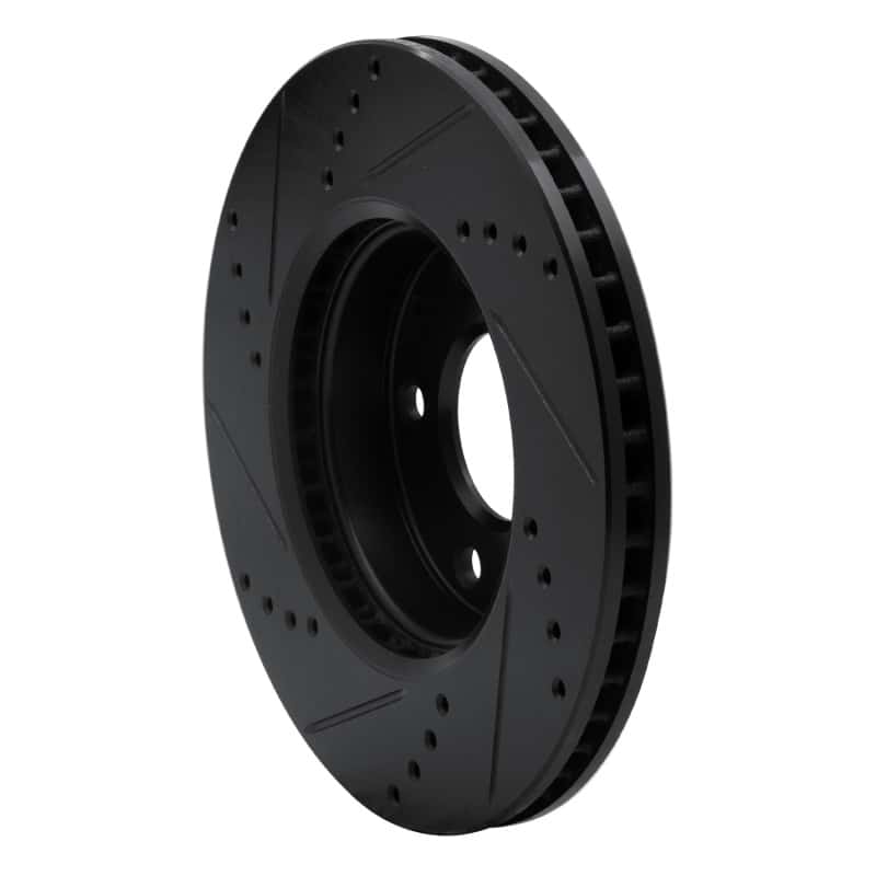 R1 Concepts — R1 14-24 Mazda CX-3 Front Right Drilled & Slotted Black Brake Rotor
R1 Brake Rotor Drill - view 4