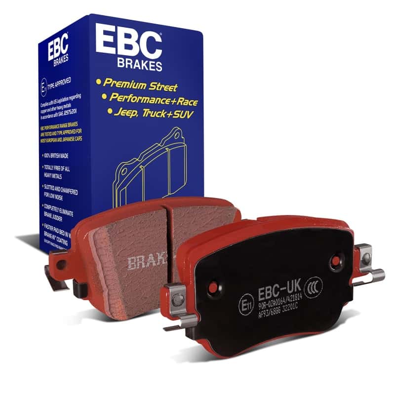 EBC — EBC 15+ Volkswagen GTi 2.0 Turbo Redstuff Rear Brake Pads
EBC 15-19 Volkswagen GTI 2.0T Redstuff Rear Brake Pads
Disc Brake Pad - view 1