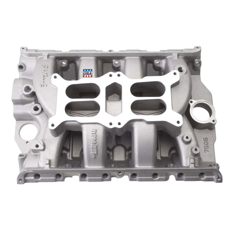 Edelbrock — Edelbrock Intake Manifold Ford Perf RPM Dual Quad Fe
MANIFOLD - view 3
