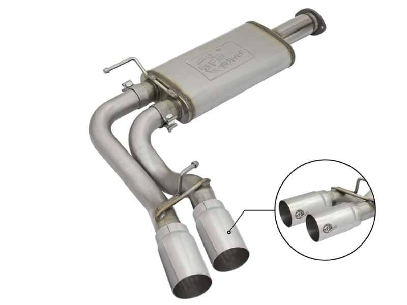 aFe — aFe Rebel Exhausts Cat-Back SS w/Polished Tip 16 Toyota Tacoma V6-3.5L
Cat-Back Exhaust - view 1