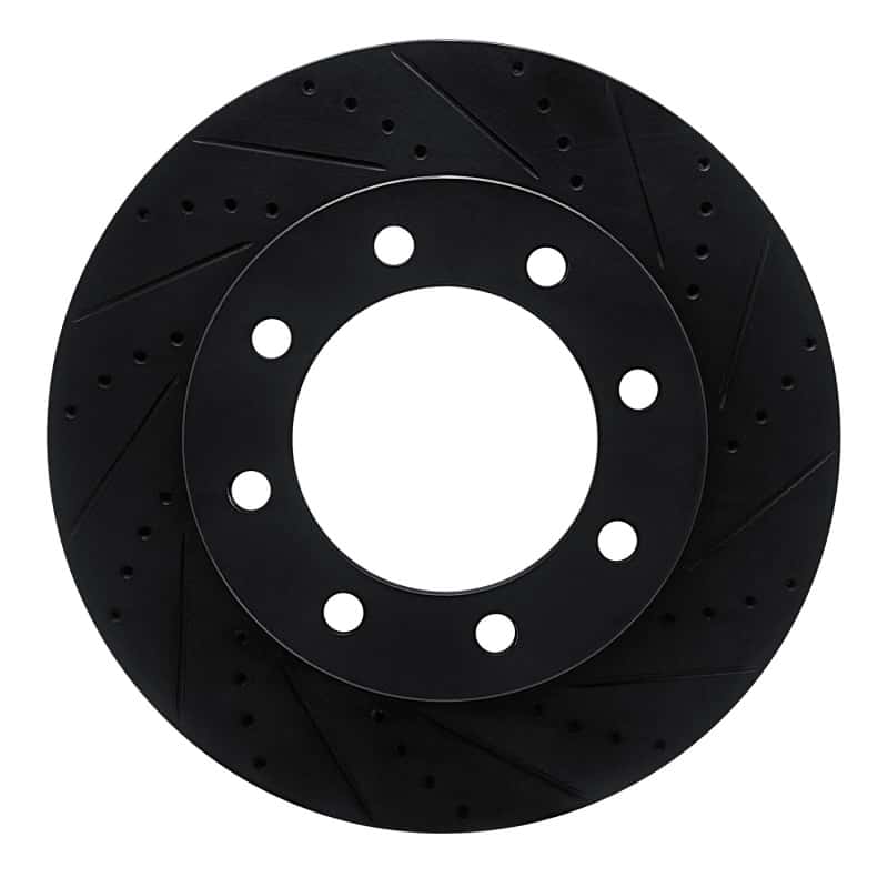 R1 Concepts — R1 12-25 Ford F-250 4WD (Super Duty) Front Right Drilled & Slotted Black Brake Rotor
R1 Brake Rotor Drill - view 1