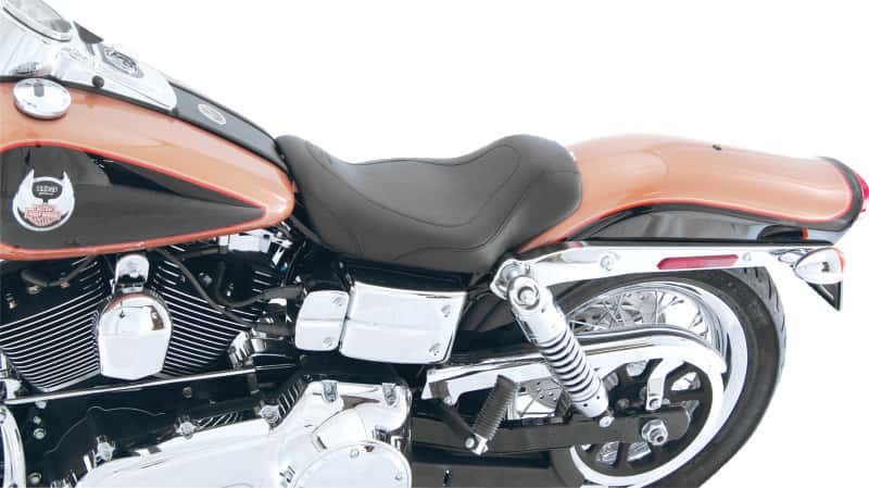 Mustang Motorcycle — Mustang 06-17 Harley Dyna Tripper Solo Seat - Black - view 3