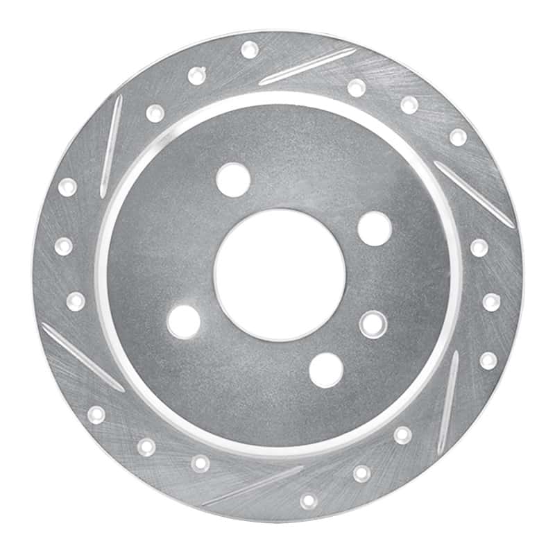 R1 Concepts — R1 88-90 BMW 325IX Rear Left Drilled & Slotted Silver Brake Rotor
R1 Brake Rotor Drill - view 1