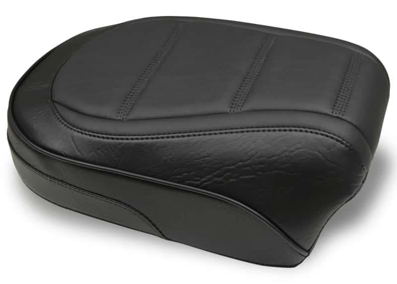 Mustang Motorcycle — Mustang 18-21 Harley Softail Slim Standard Touring Passenger Seat - Black - view 1