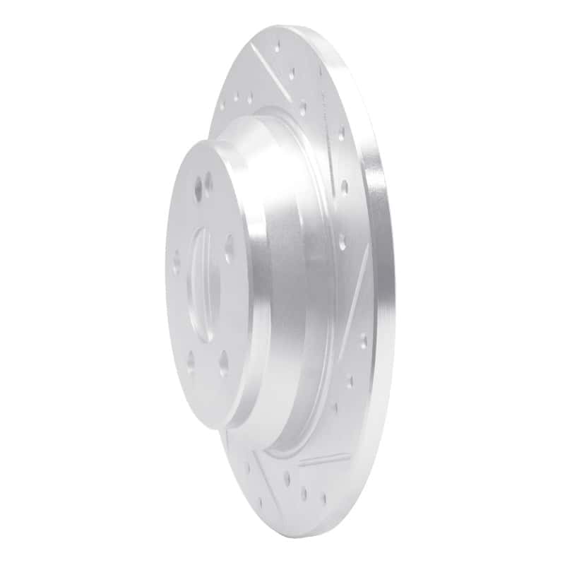 R1 Concepts — R1 16-23 Mercedes-Benz Viano (Mexico) Rear Right Drilled & Slotted Silver Brake Rotor
R1 Brake Rotor Drill - view 2