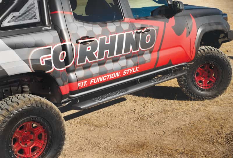 Go Rhino — Go Rhino 24-25 Lexus GX550 V-Series V3 Aluminum Side Steps & Mounting Brackets Kit
V-Series SideBar Kit - view 2