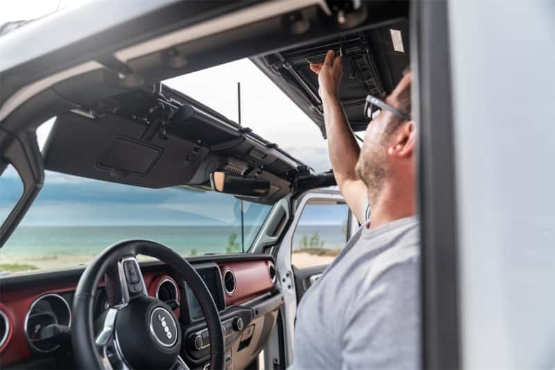 Rugged Ridge — Rugged Ridge 20-22 Jeep Gladiator JT Voyager Fastback Soft Top - Black Diamond
OFFROAD_TOPS
Top-Soft - view 5