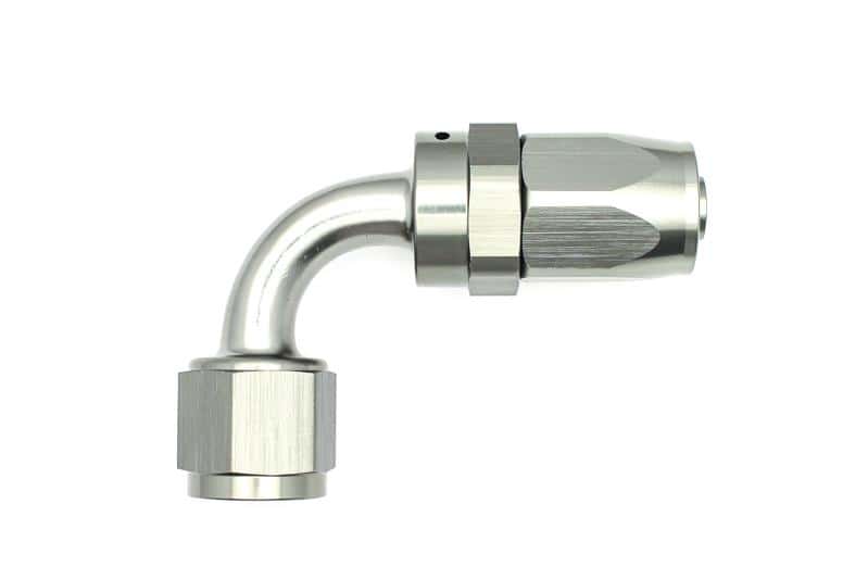 DeatschWerks — DeatschWerks 8AN Female Swivel 90-Degree Hose End CPE - view 1