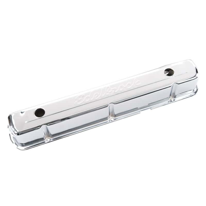 Edelbrock — Edelbrock Valve Cover Signature Series Chevrolet 1962-2001 194-292 CI Inline 6 Chrome
CHROME/PRO-FLO - view 5