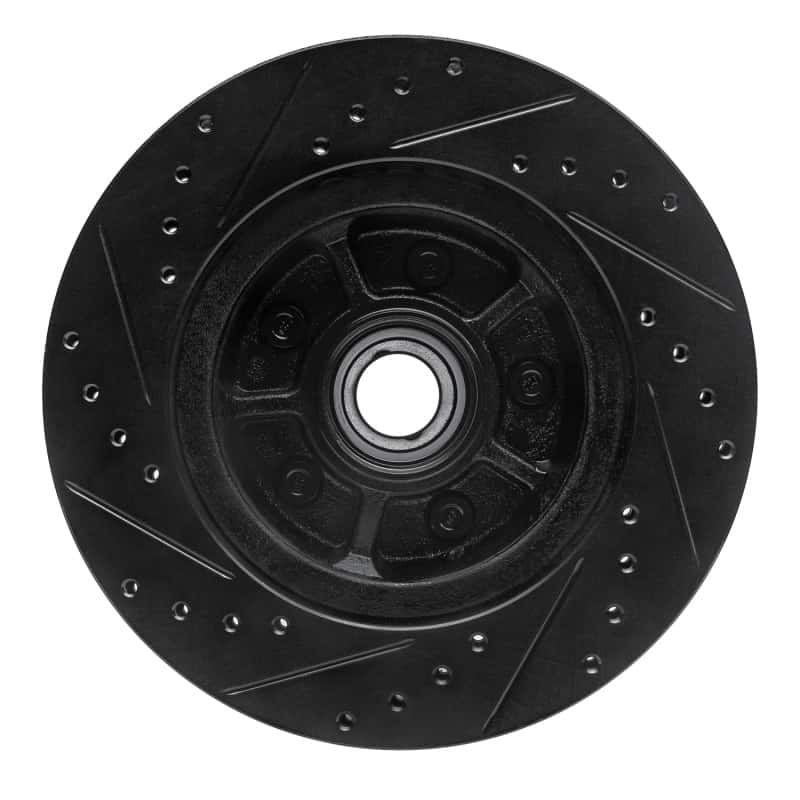 R1 Concepts — R1 68-73 Ford Mustang Front Right Drilled & Slotted Black Brake Rotor
R1 Brake Rotor Drill - view 5