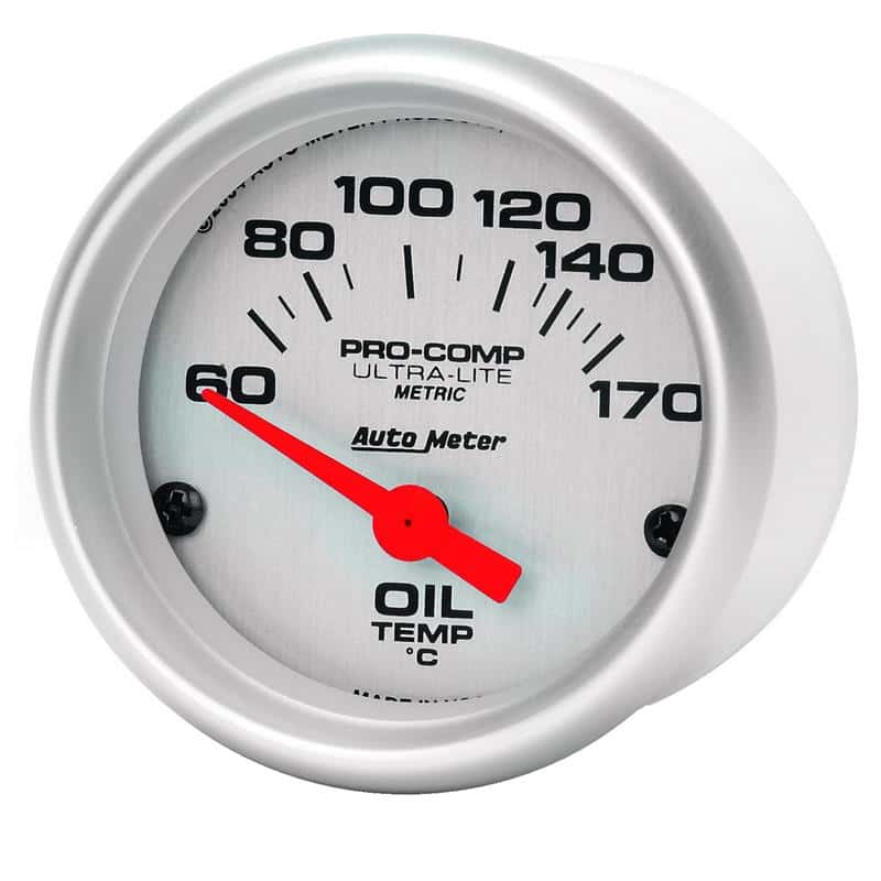 AutoMeter — Autometer Ultra-Lite 52mm 60-170 Deg C Electronic Oil Temperature Gauge
2" OIL TEMP, 60-170 - view 3