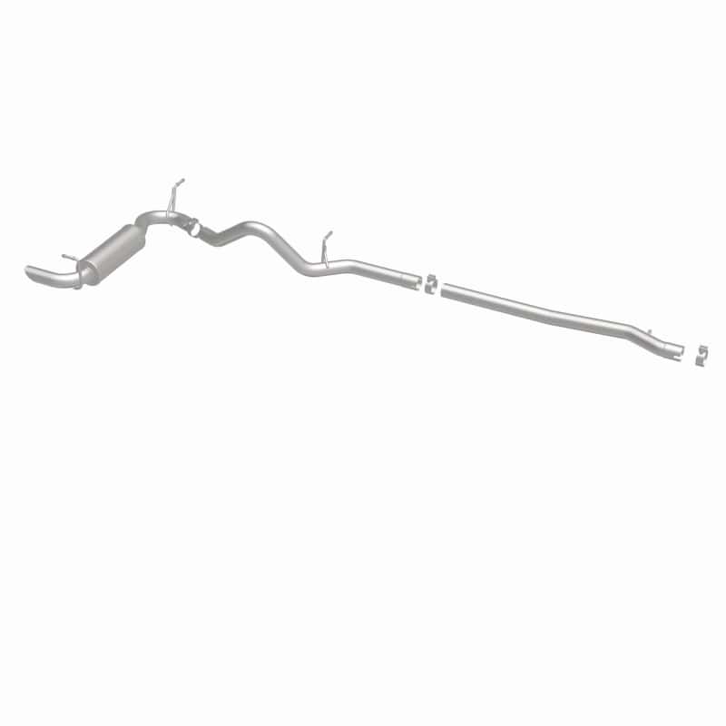 Magnaflow — MagnaFlow 12-14 Jeep Wrangler 4dr Single Straight Rear P/S Exit Stainless C/B Performance Exhaust
Cat-Back - view 8