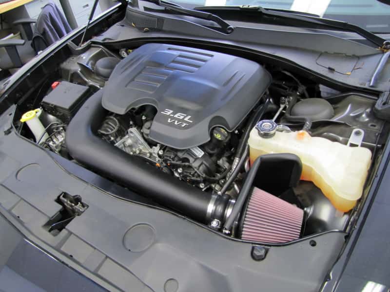 K&N Engineering — K&N 11-14 Dodge Charger 3.6L V6 Performance Intake
Performance Air Inta
Air Intake System - view 4