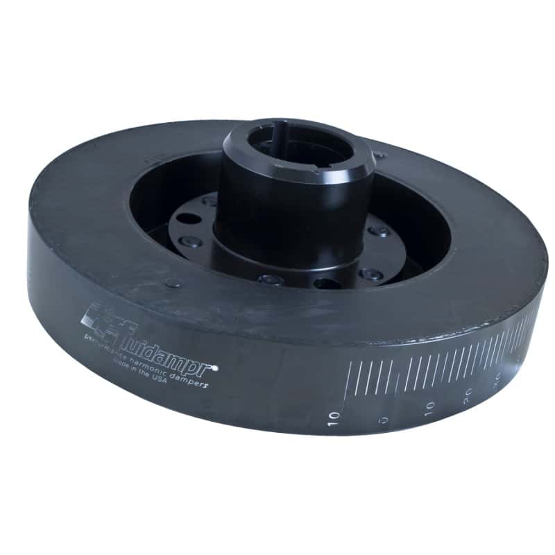 Fluidampr — Fluidampr Chevy 396-427 CID V8 w/ (2) 1/4 key slot Steel Internally Balanced Damper
Harmonic Balancer - view 6