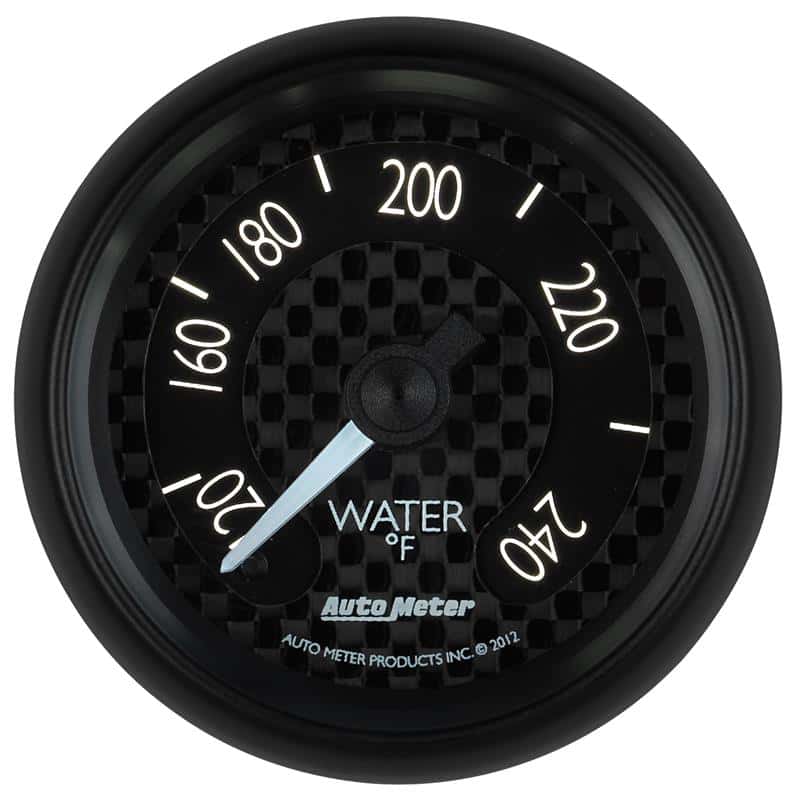 AutoMeter — Autometer GT Series 52mm Mechanical 120-240 Deg F Water Temperature Gauge
2-1/16" WATER TEMP, - view 5