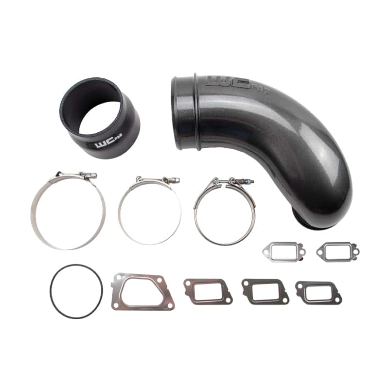 Wehrli — Wehrli 11-16 Chevrolet 6.6L LML Duramax 5in Intake Horn - Gloss White
Int Horn 11-16 GW - view 2