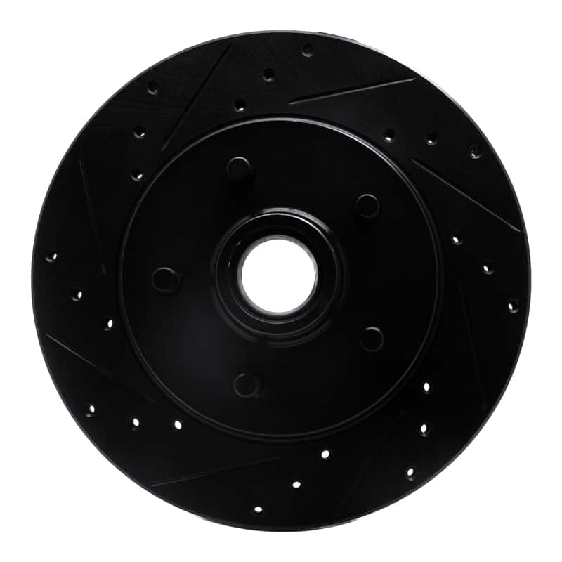 R1 Concepts — R1 88-94 Chevrolet C1500 Front Left Drilled & Slotted Black Brake Rotor
R1 Brake Rotor Drill - view 1