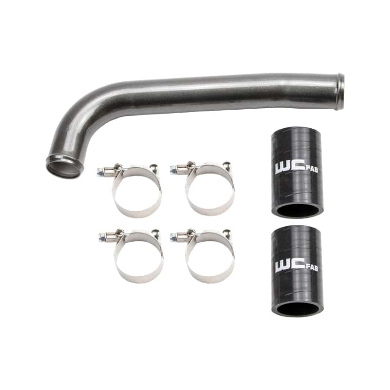 Wehrli — Wehrli 01-05 Chevrolet 6.6L LB7/LLY Duramax Upper Coolant Pipe - Gloss White
Clnt pipe 01-05 GW - view 1
