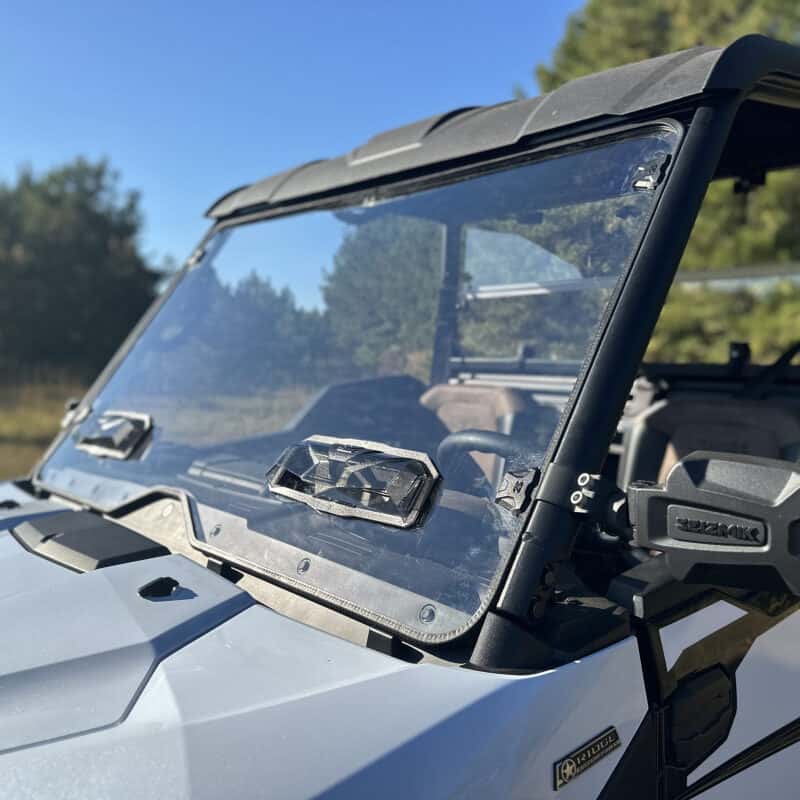Seizmik — Seizmik 24+ Kawasaki Ridge Ranch Tool Less Windshield - Hardcoated - view 1