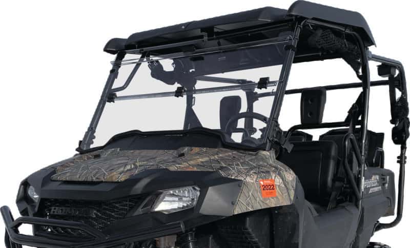 QuadBoss — QuadBoss 14-22 Honda SXS700 Pioneer 700 Windbreak Folding Windshield - view 1