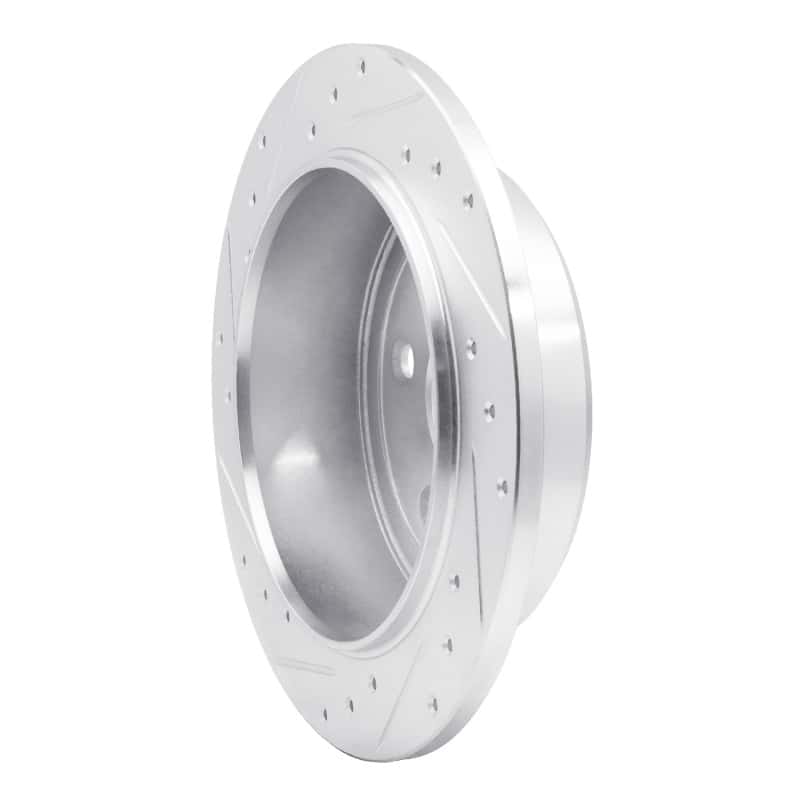 R1 Concepts — R1 2007-2018 Jeep Wrangler Rear Right Drilled & Slotted Silver Brake Rotor
R1 Brake Rotor Drill - view 4