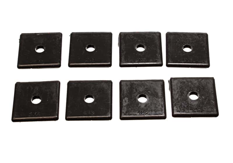 Energy Suspension — Energy Suspension Pad - Med - 2in SQ x 7/16in ID x 1/4in H - Black
LeafSprngInsulator - view 2