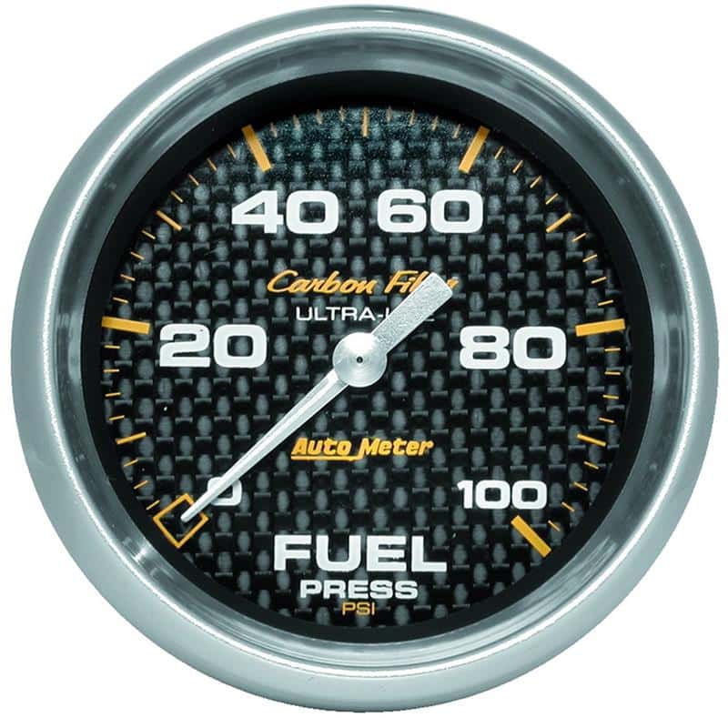 AutoMeter — Autometer Carbon Fiber 2 5/8in 0-100 PSI Digital Stepper Motor Fuel Press Gauge
GA 2.6" FP S 100 CF - view 2