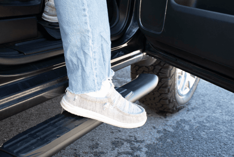Fishbone Offroad — Fishbone Offroad 2015+ Ford F150 Super Crew Cab Oval Side Steps - Black Textured - view 6