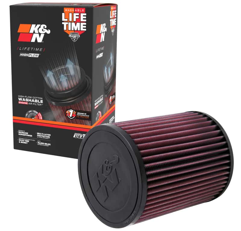 K&N Engineering — K&N Replacement Air Filter GMC CANYON & CHEVROLET COLORADO, 2.8L-I4 & 3.5L-I5; 2004
Replacement Air Filt
Air Filter - view 3