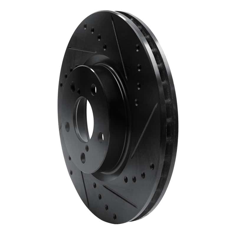 R1 Concepts — R1 17-23 Subaru Impreza Front Right Drilled & Slotted Black Brake Rotor
R1 Brake Rotor Drill - view 2