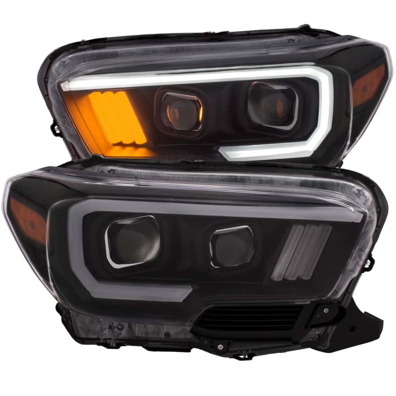 ANZO — ANZO 2016-2017 Toyota Tacoma Projector Headlights w/ Plank Style Black w/ Amber
Head Light Set
HdLtSet - view 1
