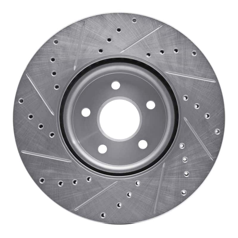 R1 Concepts — R1 04-19 Ford Escape Front Right Drilled & Slotted Silver Brake Rotor
R1 Brake Rotor Drill - view 5