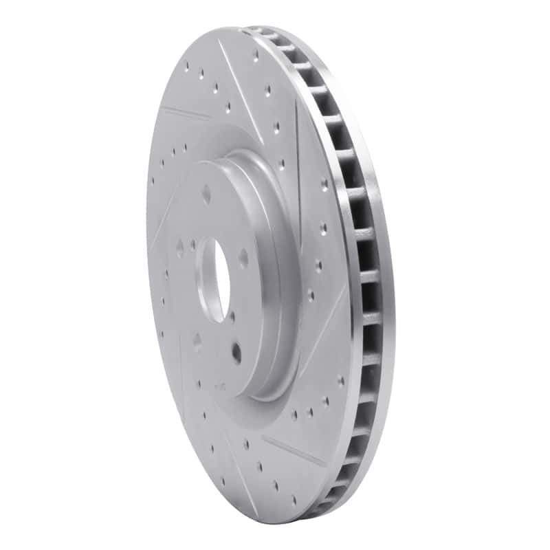 R1 Concepts — R1 19-23 Subaru ASCENT Front Right Drilled & Slotted Silver Brake Rotor
R1 Brake Rotor Drill - view 2