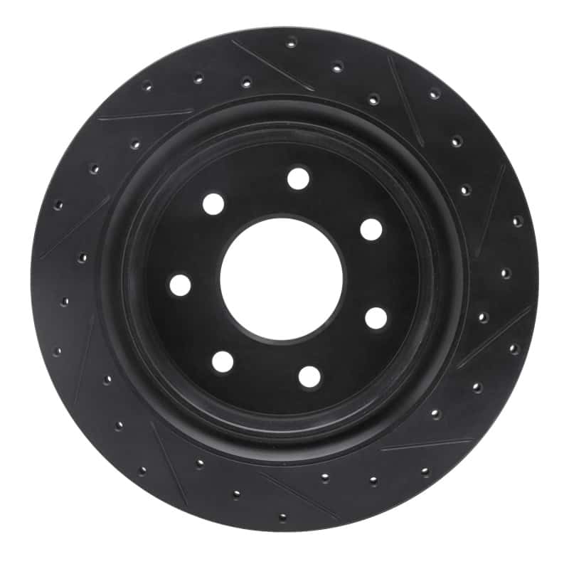 R1 Concepts — R1 12-14 Ford F-150 4WD Rear Left Drilled & Slotted Black Brake Rotor
R1 Brake Rotor Drill - view 5