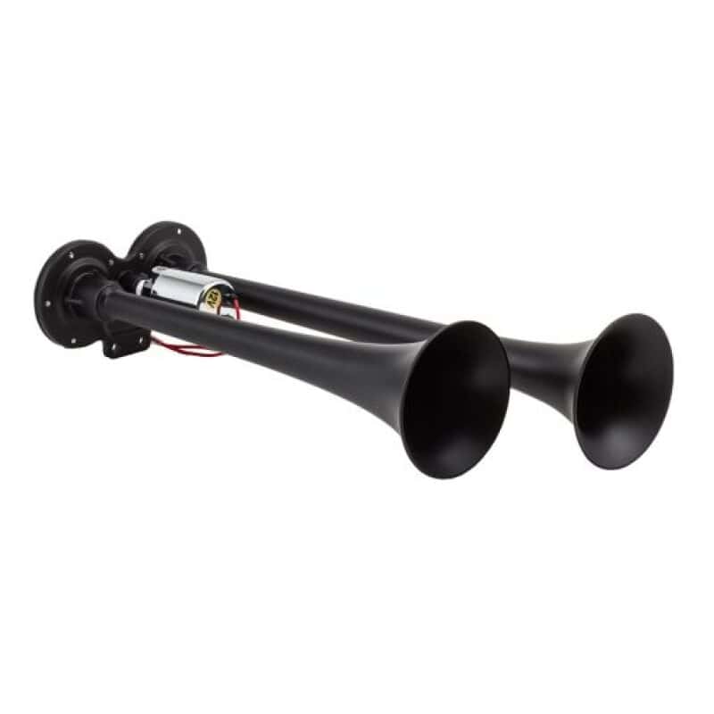 Kleinn Air Horns — Kleinn Black Dual Horn/ 15In/12.25In - XCR2.0 Coated Zinc Alloy
Compact Dual Horn - view 1