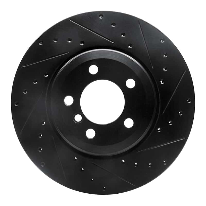R1 Concepts — R1 02-05 BMW 745LI Rear Right Drilled & Slotted Black Brake Rotor
R1 Brake Rotor Drill - view 1