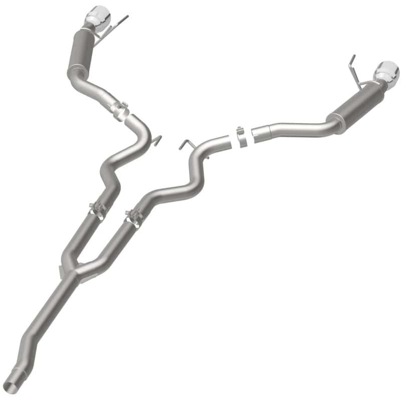 Magnaflow — MagnaFlow Cat-Back 15-16 Ford Mustang 2.3L L4 Competition SS 3in Dual Split Rear 4.5in Black Tips
Cat-Back - view 31