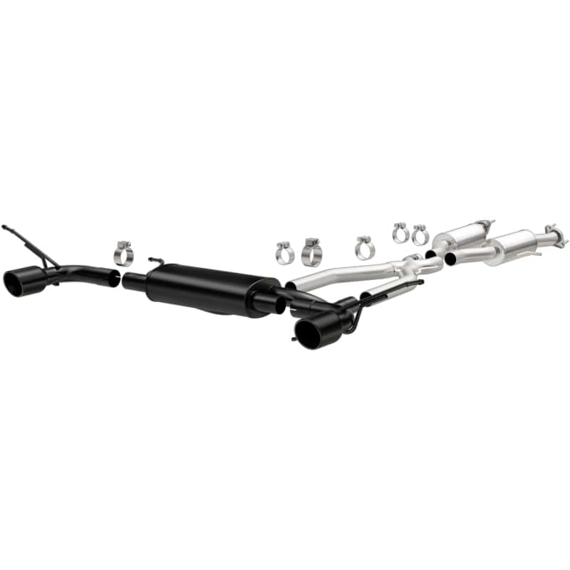 Magnaflow — MagnaFlow Cat-Back SS 2.5in Dual Split Rear 4in Black Tip 11-16 Jeep Grand Cherokee 5.7L V8/3.6L V6
Cat-Back - view 2