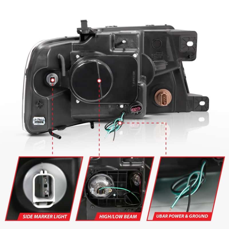 ANZO — ANZO 2004-2008 Ford F-150 Projector Headlights w/ U-Bar Chrome
Head Light Set
HdLtSet - view 6
