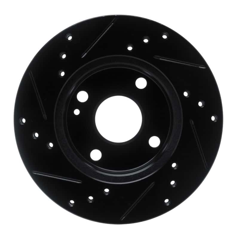 R1 Concepts — R1 90-93 Mazda Miata Front Right Drilled & Slotted Black Brake Rotor
R1 Brake Rotor Drill - view 5
