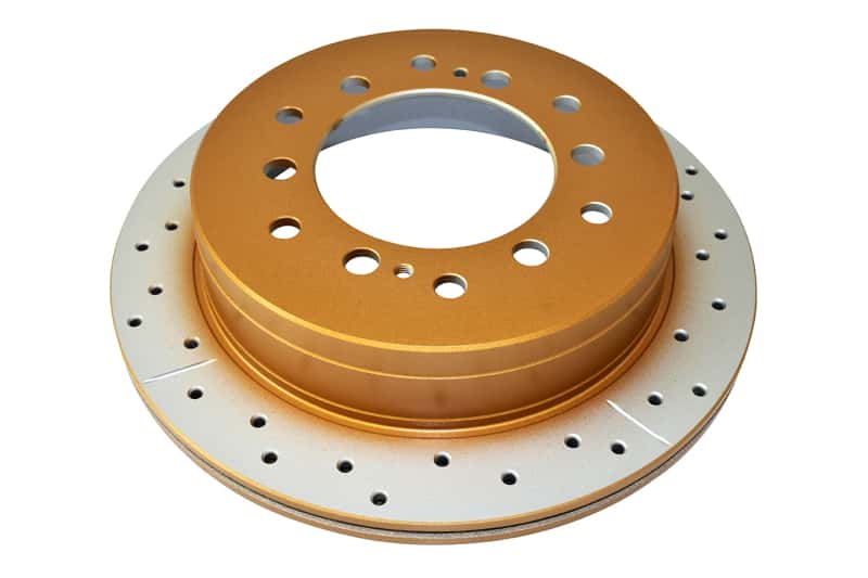 DBA — DBA 10-23 Lexus GX460 Rear Street Series Drilled & Slotted Rotor w/Gold Hat
X Street Series
Brake Rotor - view 1