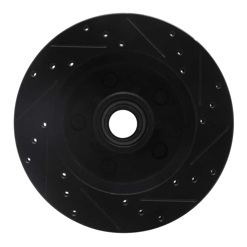 R1 Concepts — R1 88-94 Chevrolet C1500 Front Left Drilled & Slotted Black Brake Rotor
R1 Brake Rotor Drill - view 5