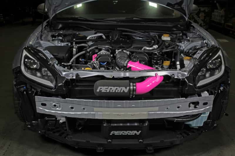 Perrin Performance — PERRIN 22-26 Subaru BRZ / Toyota GR86 Cold Air Intake - Hyper Pink - view 6