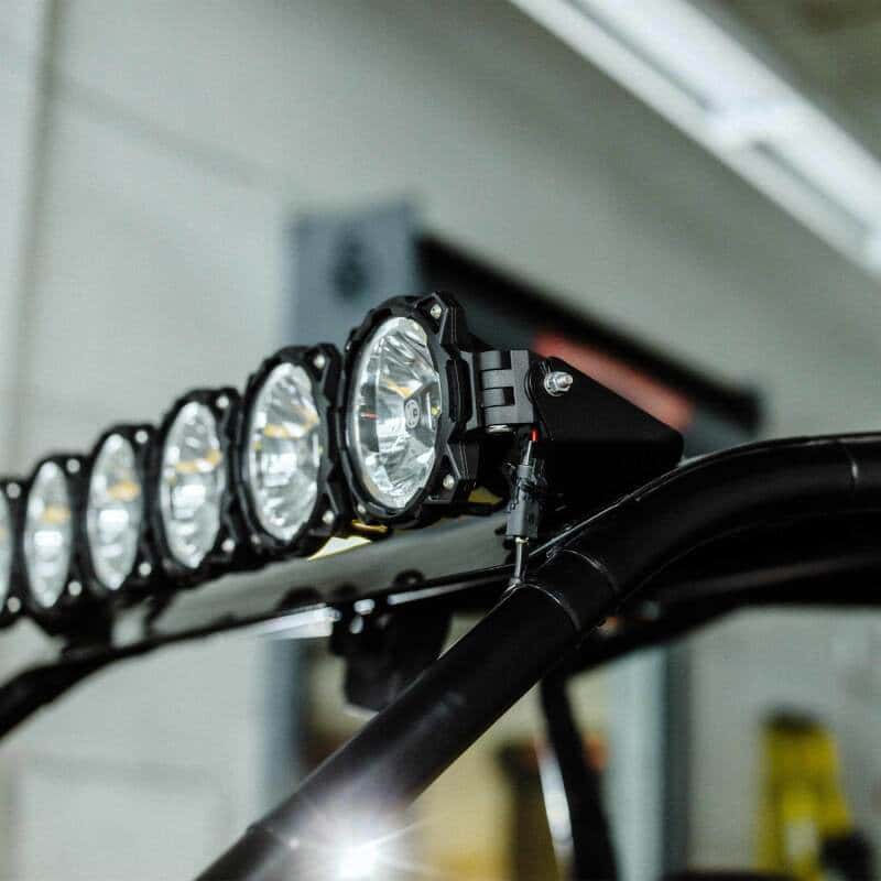 KC HiLiTES — KC HiLiTES 2020+ Polaris RZR Turbo R/Pro XP 39in. Pro6 Gravity LED 6-Light 120w Combo Beam - view 6