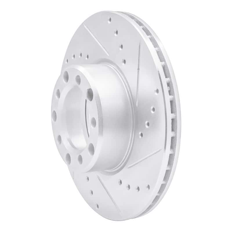 R1 Concepts — R1 72-74 Mercedes-Benz 350SL Front Right Drilled & Slotted Silver Brake Rotor
R1 Brake Rotor Drill - view 2