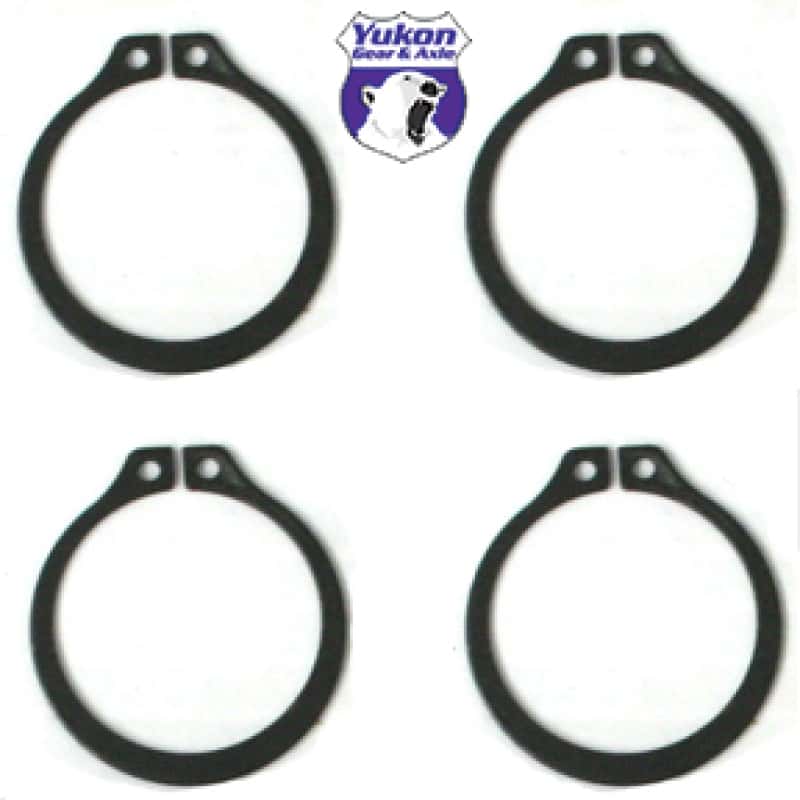 Yukon Gear & Axle — Yukon Gear (4) Full Circle Snap Rings / Fit 297X U-Joint w/ Aftermarket Axle
Snap Rings  - view 1